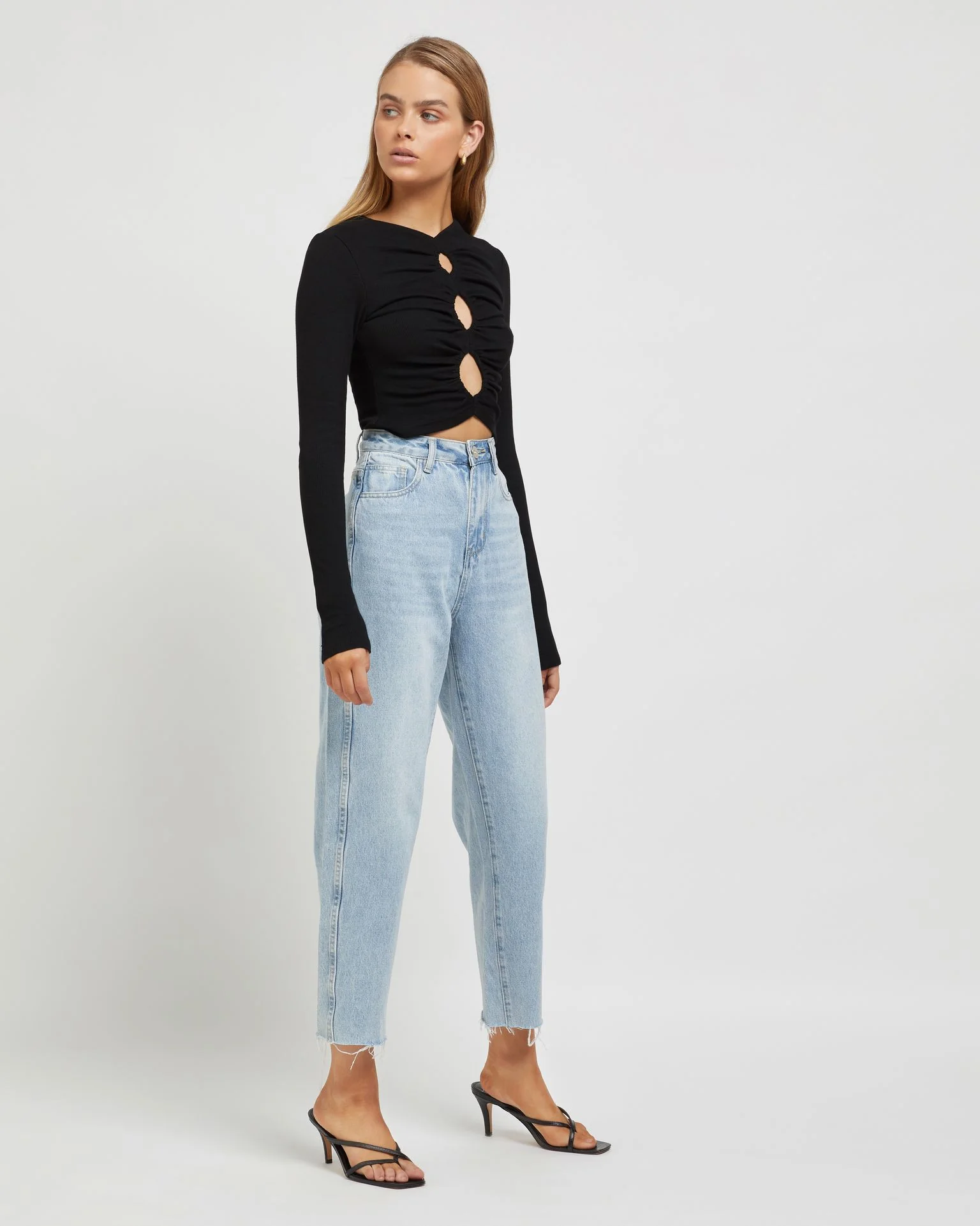 SUNDAYS THE LABEL Womens Natty Top - Black - Image 4