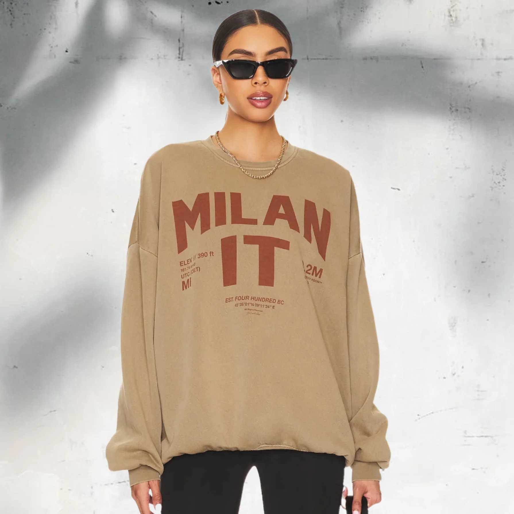 THE LAUNDRY ROOM Womens Welcome To Milan Jump Jumper - Camel Gold - Image 3